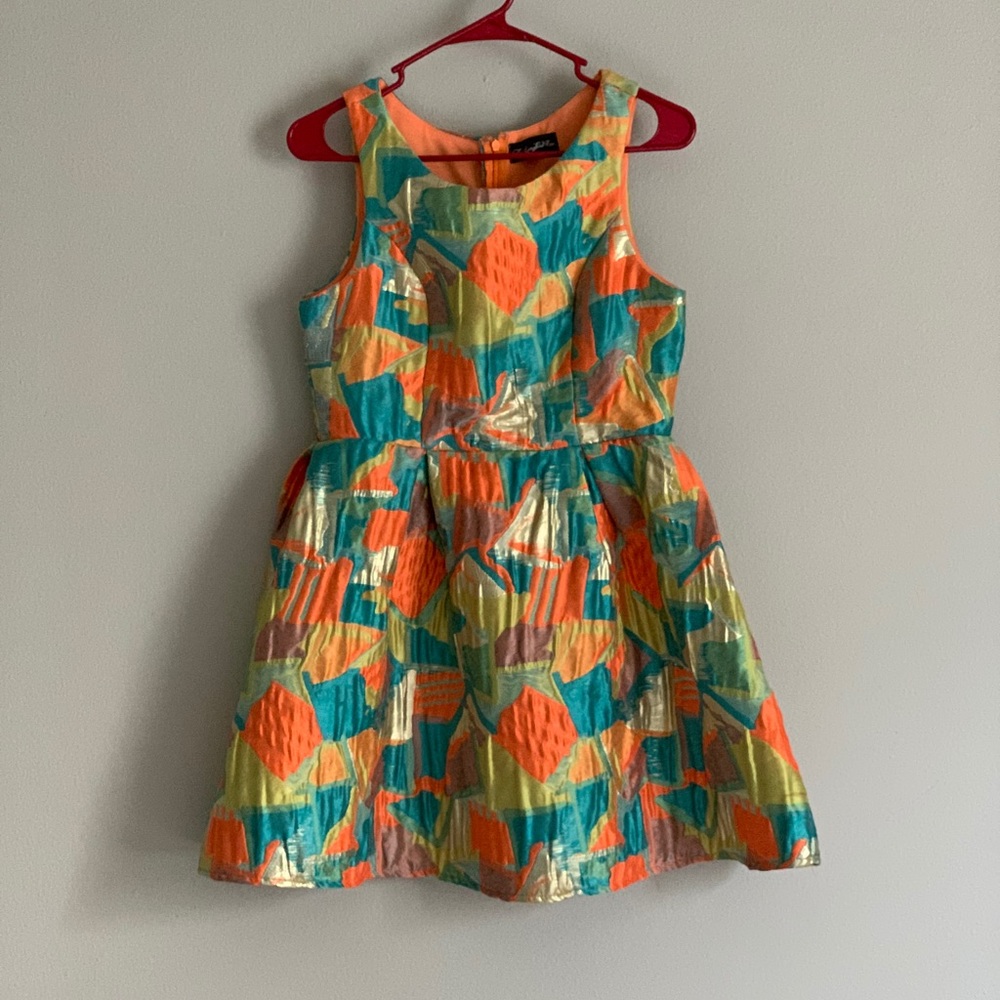 Vibrant multi-colored dress!